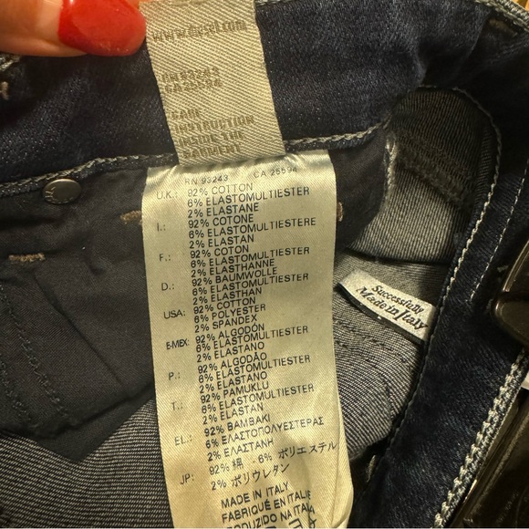 DIESEL Dark Wash Doris 0832K Super Skinny Jeans. Size Women’s W 27 L 32 - Picture 8 of 16